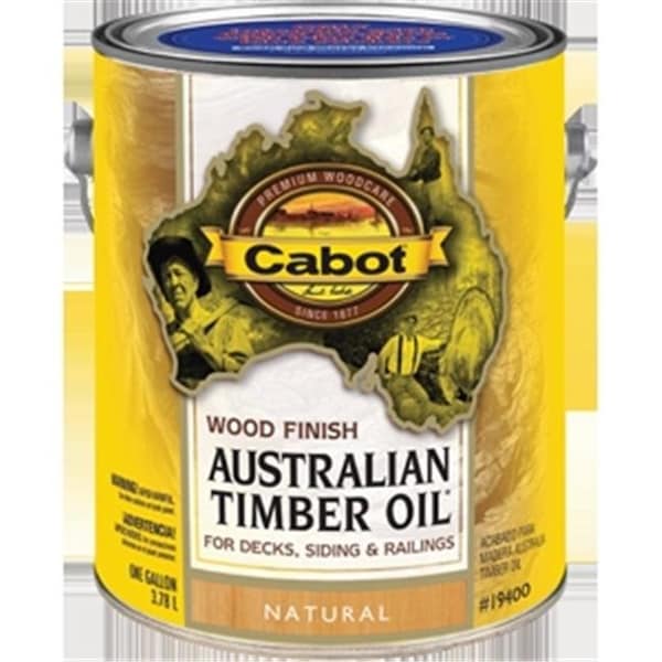 Cabot 81000 1 Gallon; Natural Australian Timber Oil Wood Finish; Reduced Water 80351810008 - main